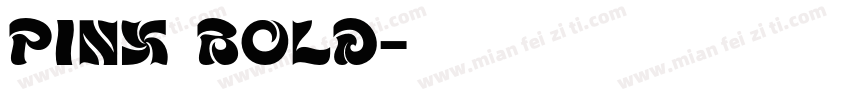 pinx Bold字体转换